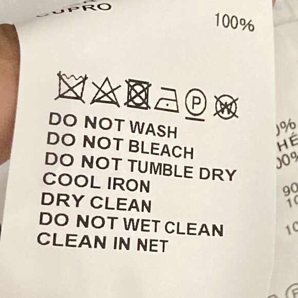 Sacai Draped Back Double Breast Coat Womens Medium Navy Black Military Knit Wool - Picture 9 of 12